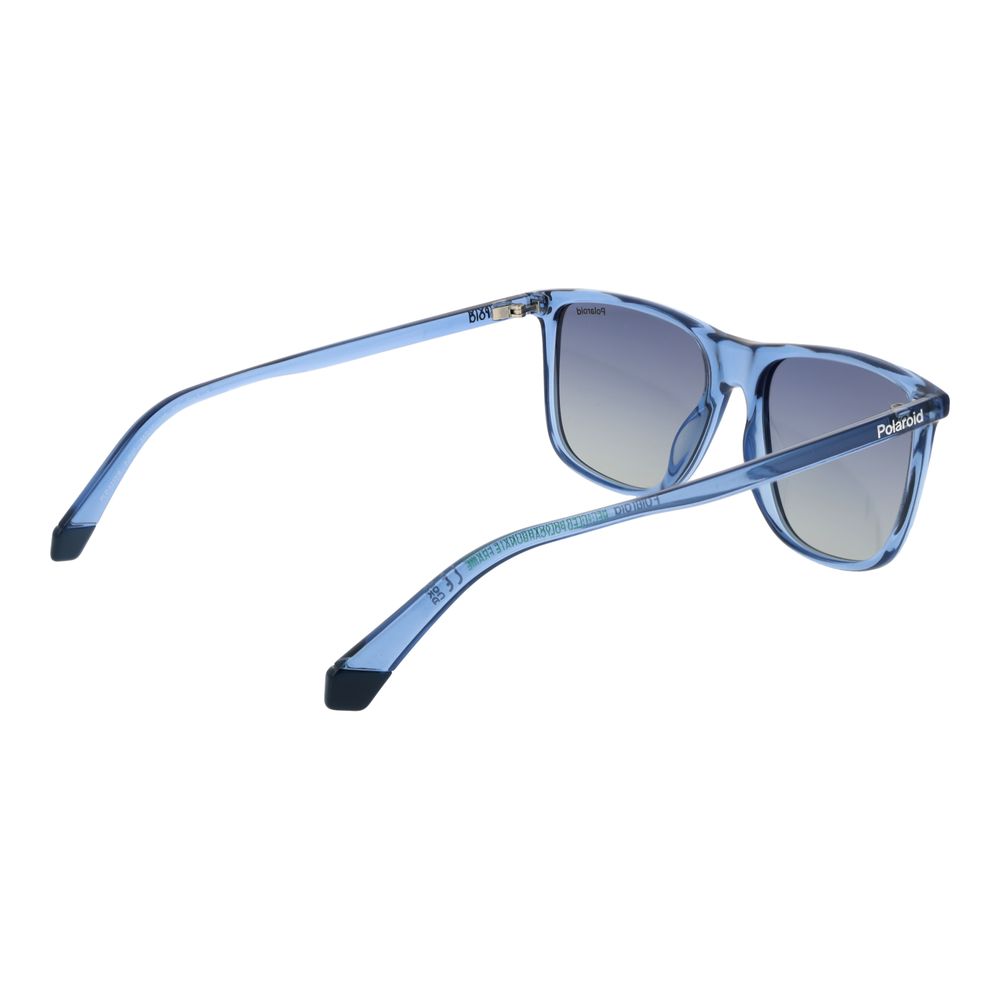 Polaroid Blue Sunglasses – Stylish Plastic Frame with Polarized Lenses