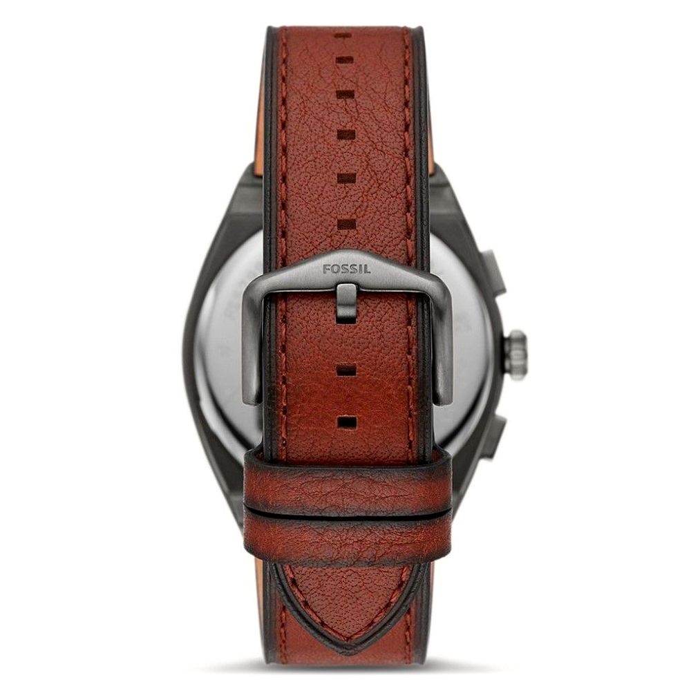 Fossil Men’s Brown Leather Chronograph Watch