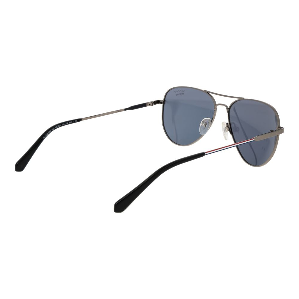 Gant Men's Sunglasses – Gunmetal Full-Rim Frame, Black Lenses