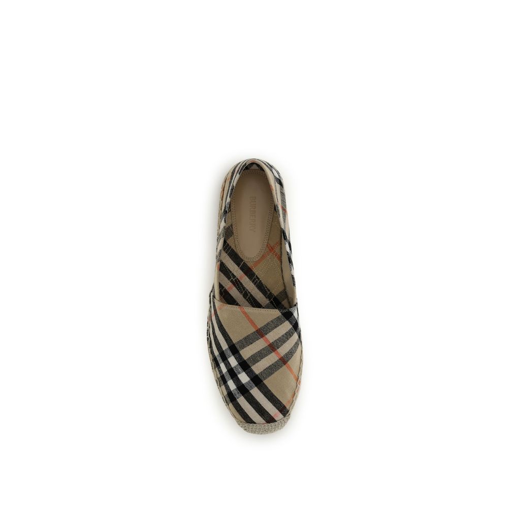 Burberry Mews Check Espadrilles