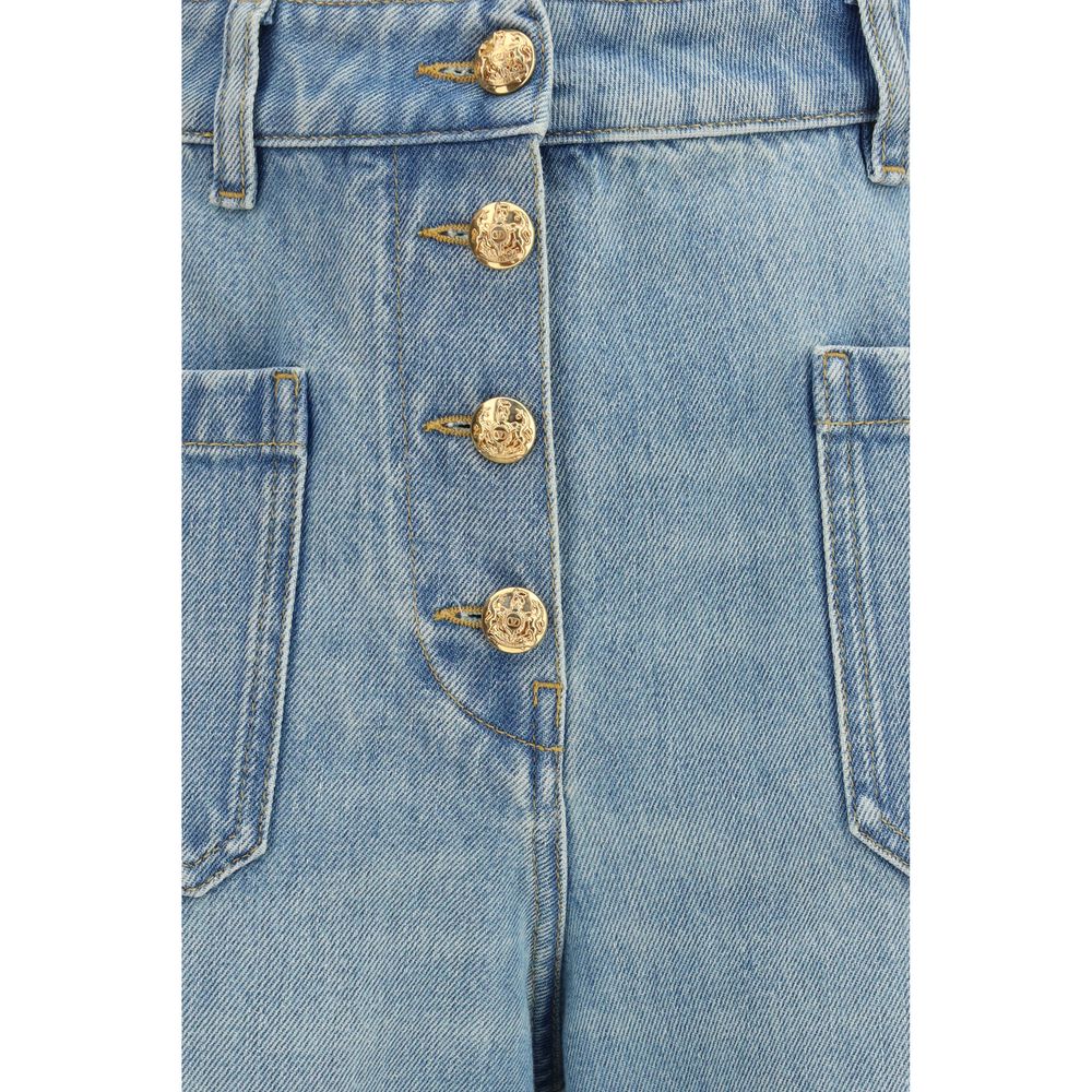 Valentino Blue Cotton Jeans Denim - Chez Valentino Model