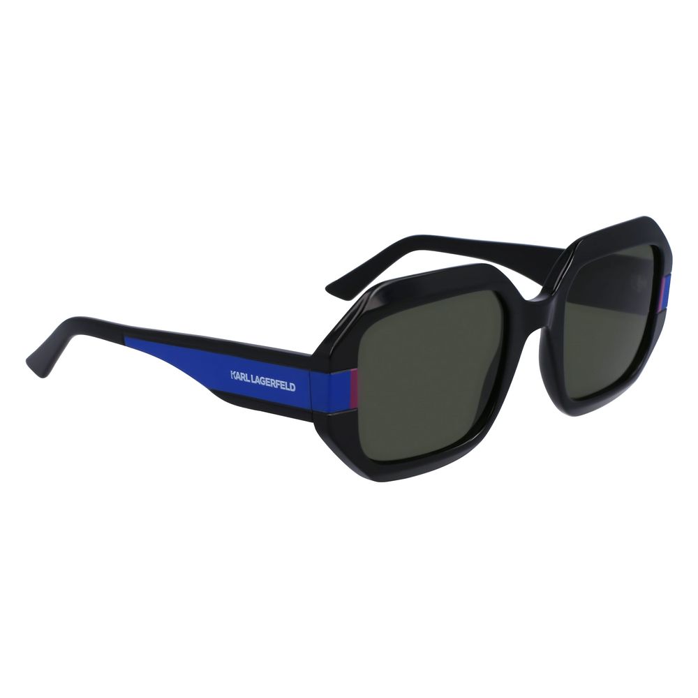 Karl Lagerfeld Women’s Sunglasses – Black Injected Frame, Filter 3 Protection
