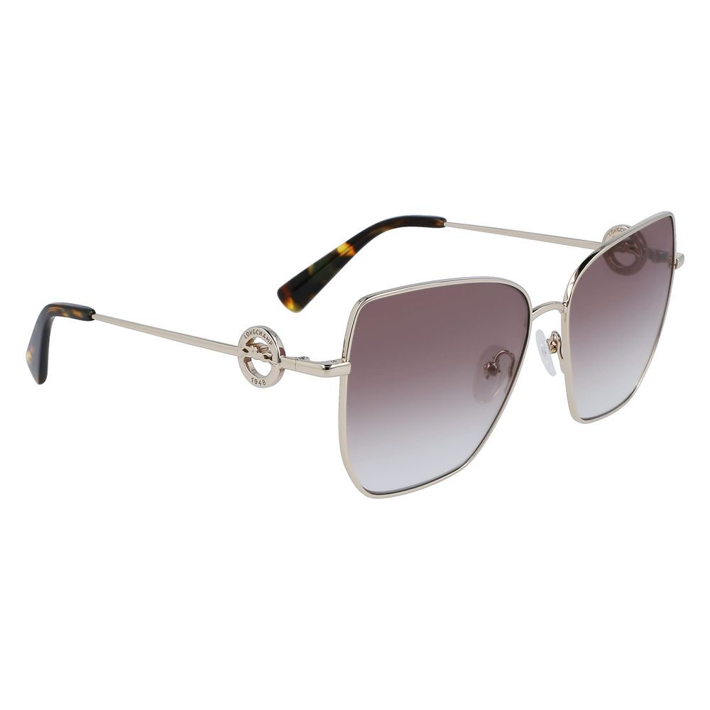 Longchamp Women’s Gold Metal Sunglasses – 58mm Gradient Lenses