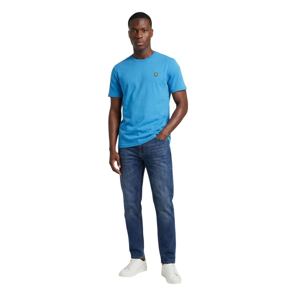 Lyle & Scott Men's Blue Cotton Sportswear T-Shirt
