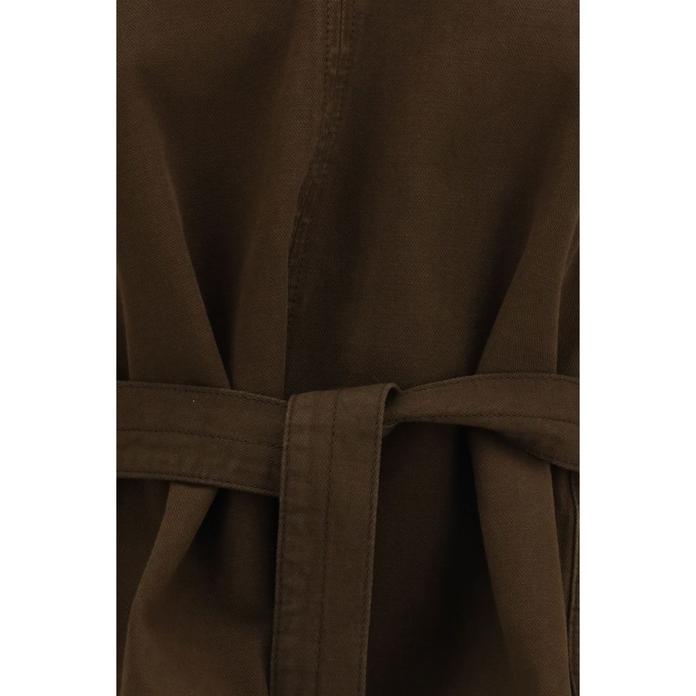 Lemaire Brown Cotton Shirt