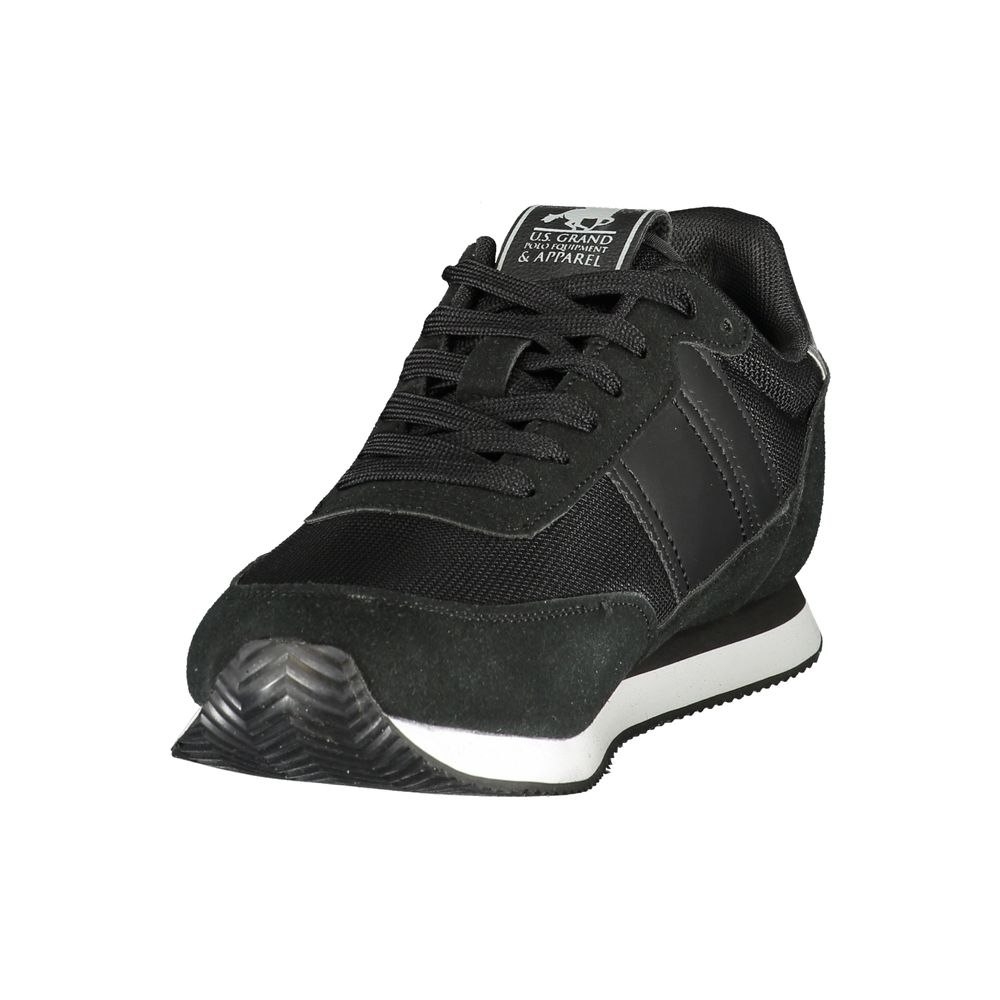 U.S. Grand Polo Nero Polyester Men's Sneaker - Black
