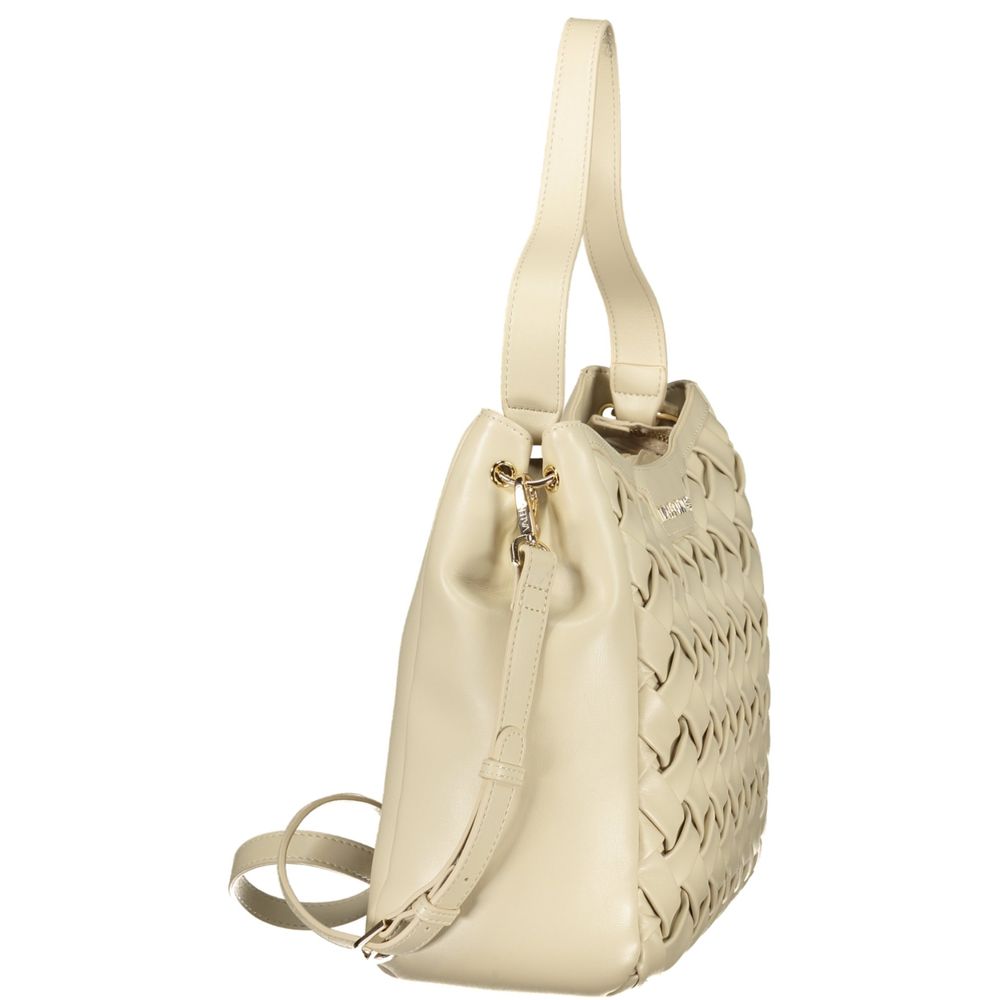 Mario Valentino Beige Leather Finish Handbag