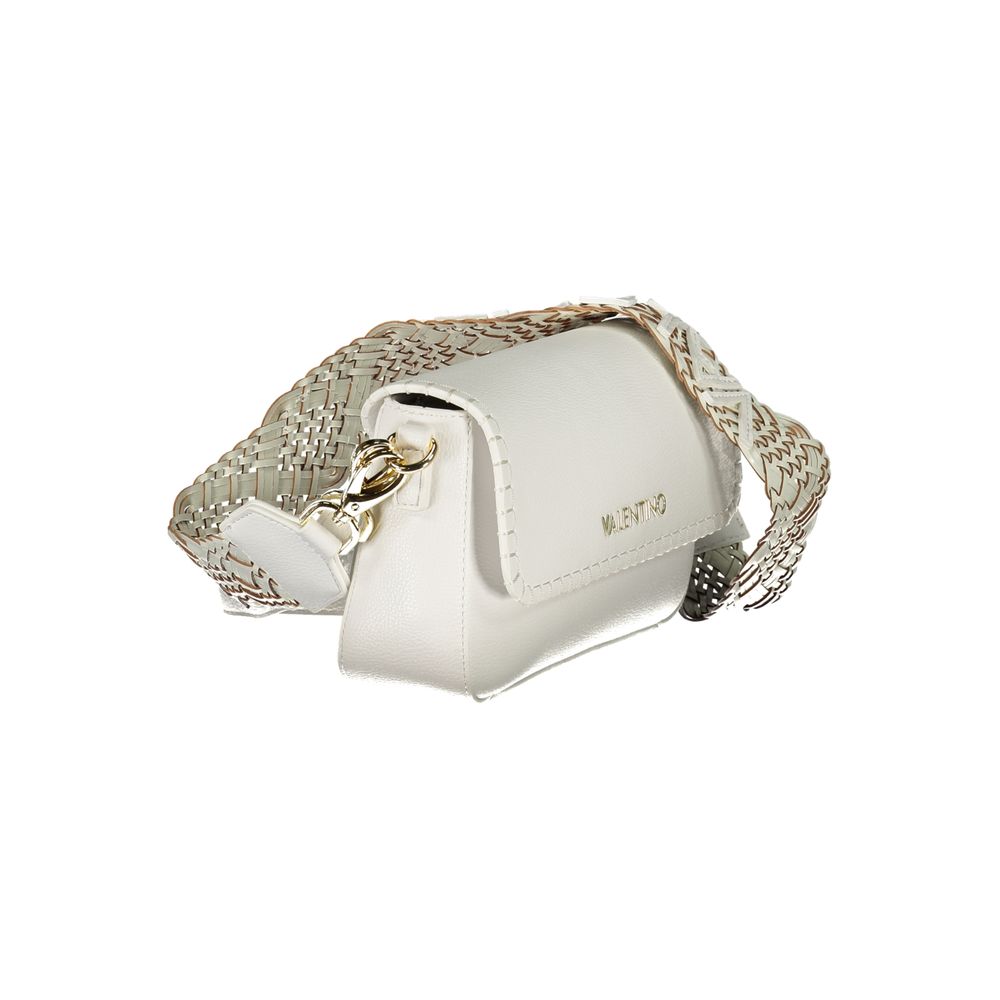 Mario Valentino White Leather-Finish Women's Handbag