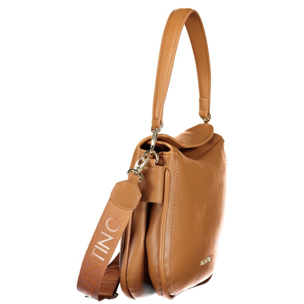 Mario Valentino Brown Smooth Leather Women's Handbag
