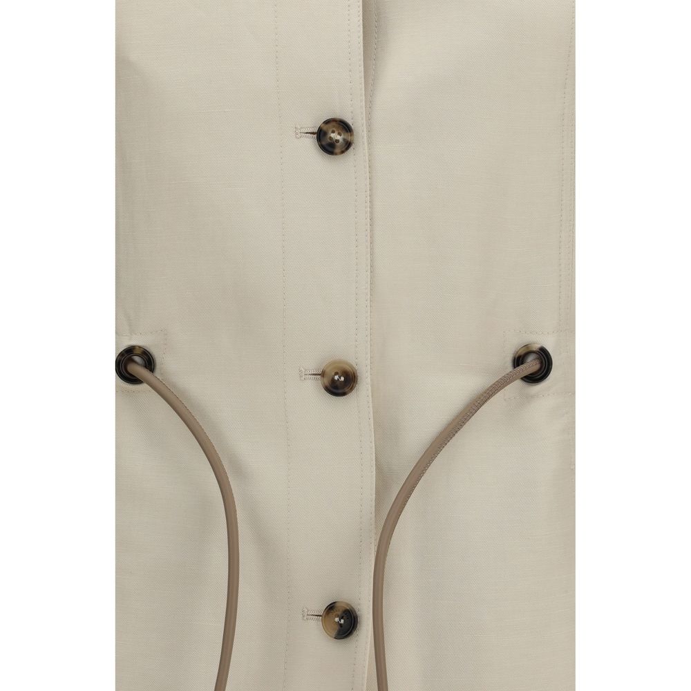 Max Mara Beige Linen Carezza Jacket
