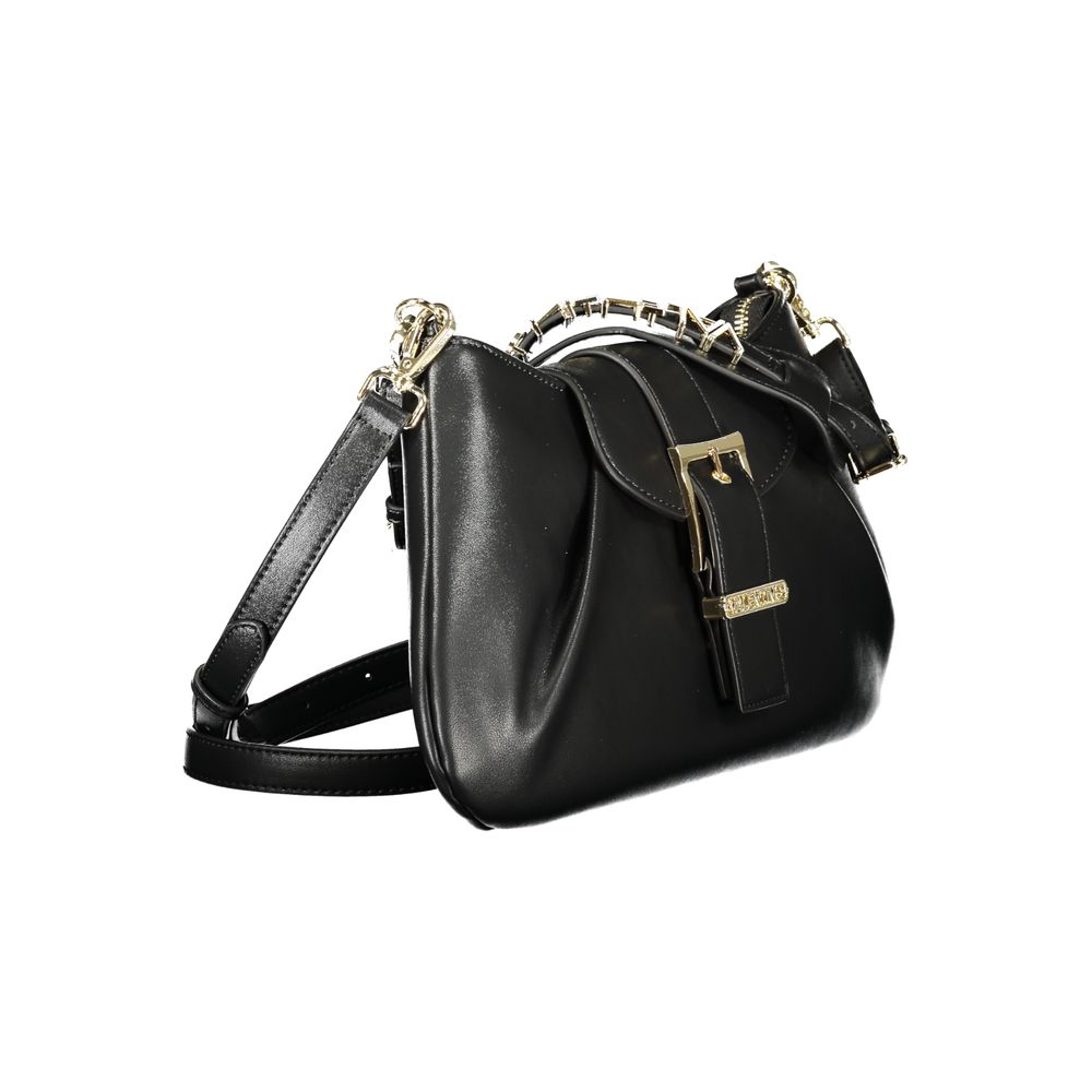 Mario Valentino Black Smooth Leather Women's Handbag
