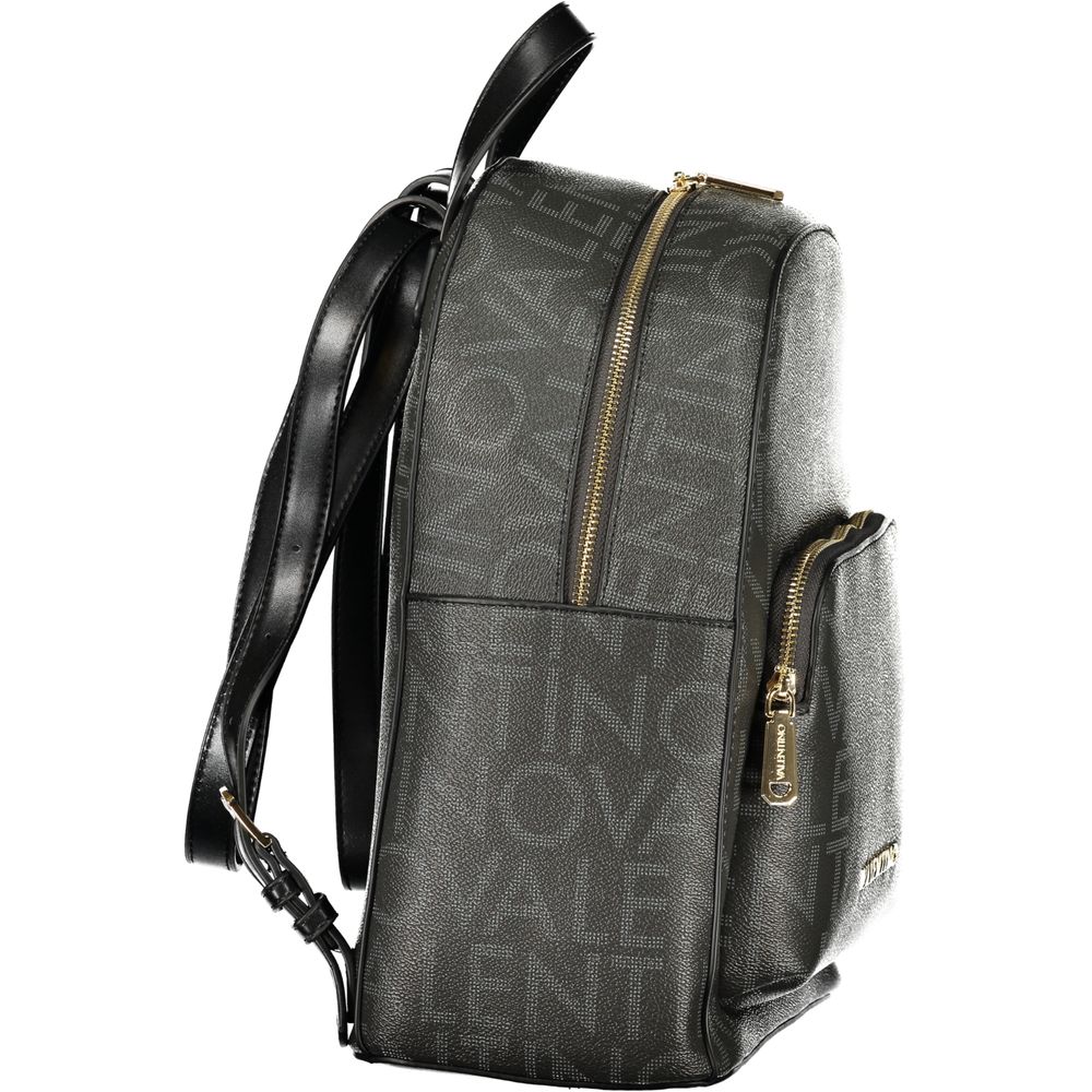 Mario Valentino Black Leather Women's Backpack