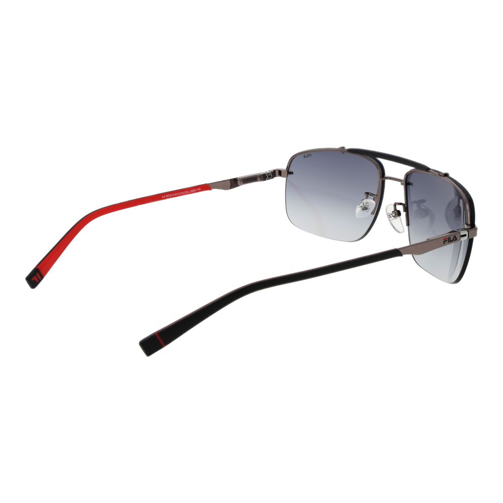 Fila Men’s Gray Stainless Steel Sunglasses