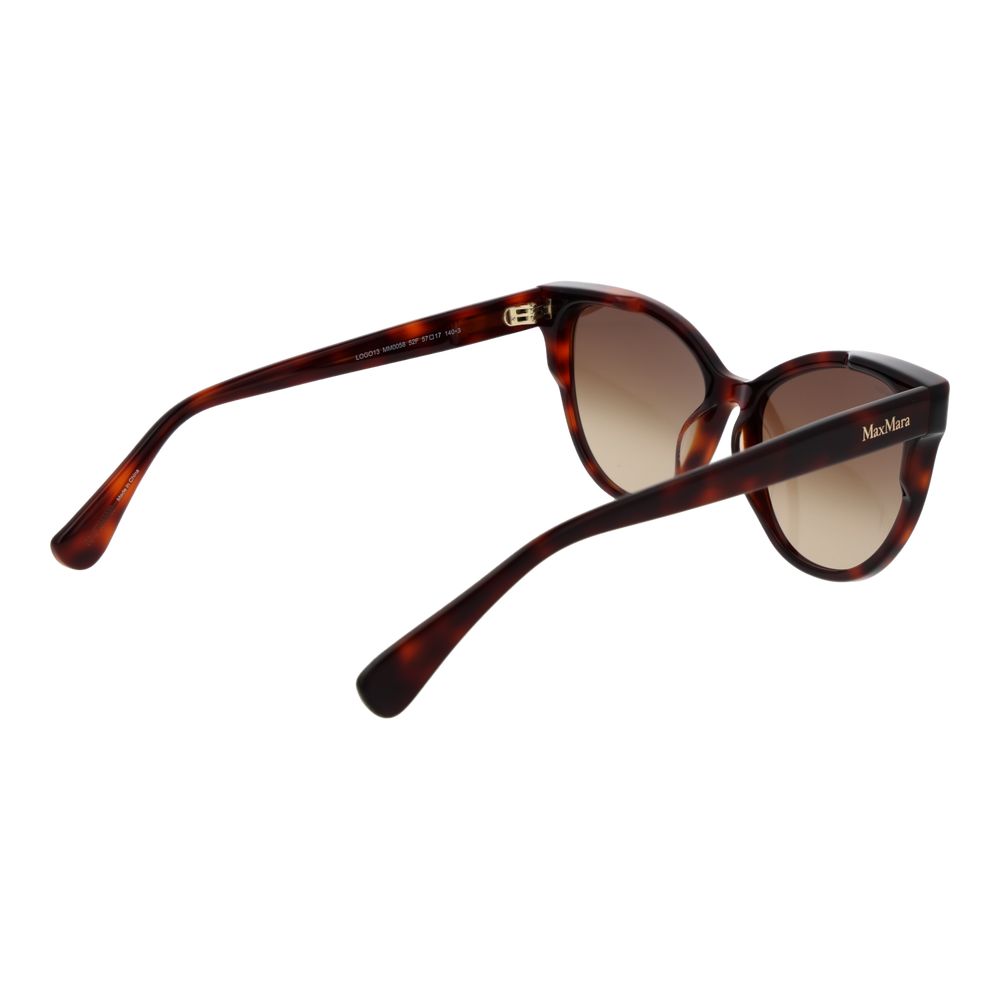 Max Mara Women’s Sunglasses – Brown Cat Eye Frame, Gradient Lenses