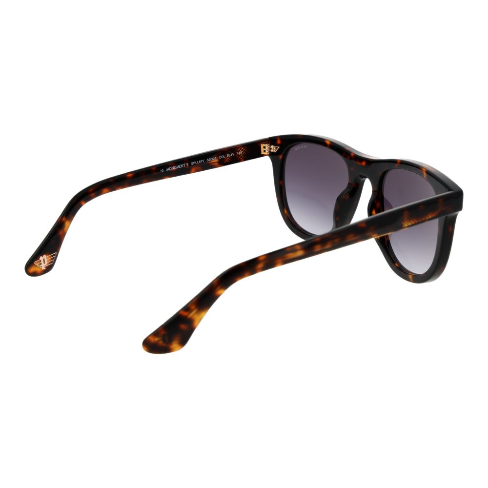 Police Men’s Sunglasses – Brown Full-Rim Frame, Grey Gradient Lenses