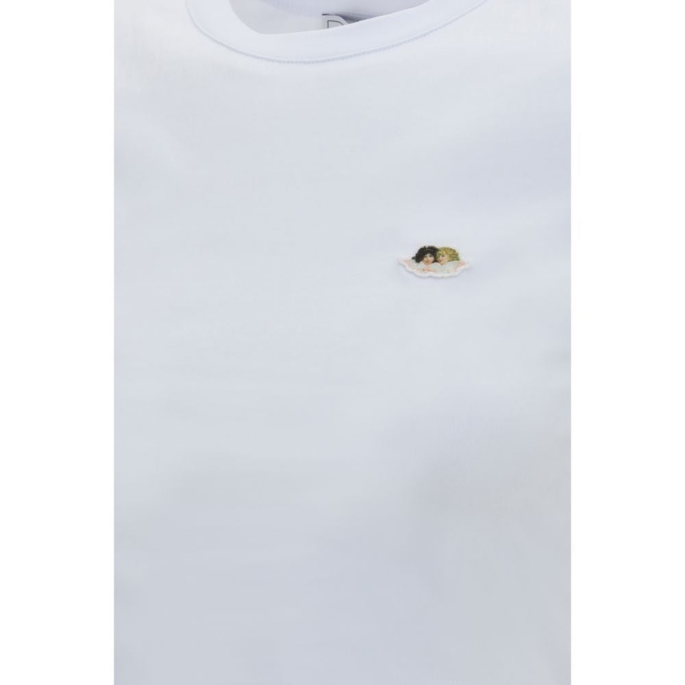 Fiorucci Angels Patch Cropped T-Shirt