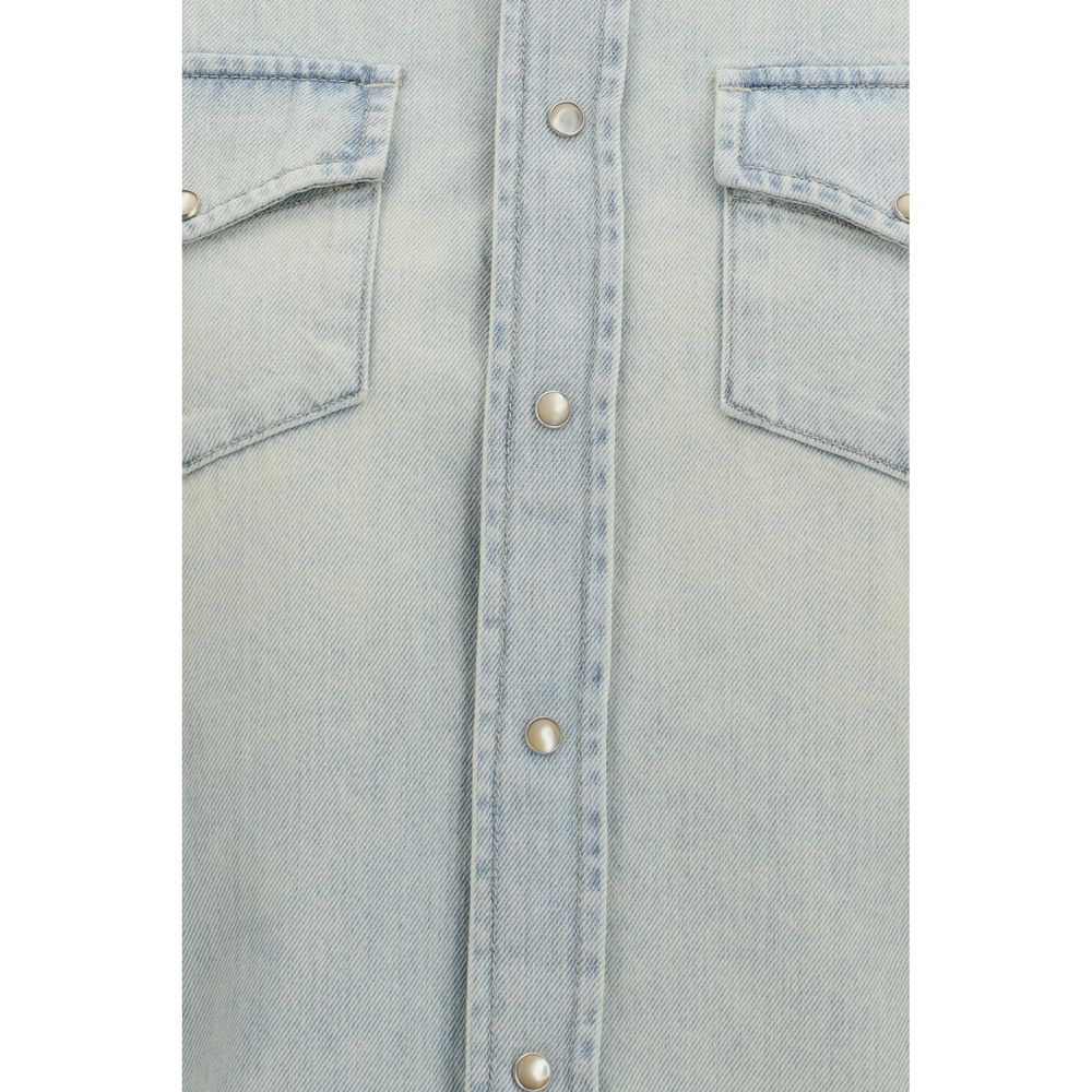 Jacob Cohen Blue Denim Shirt - The Western Shirt