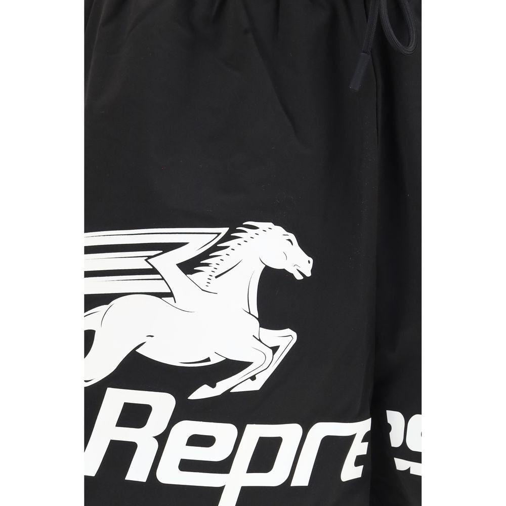 Represent Nothing Faster Swim Shorts - Jet Black