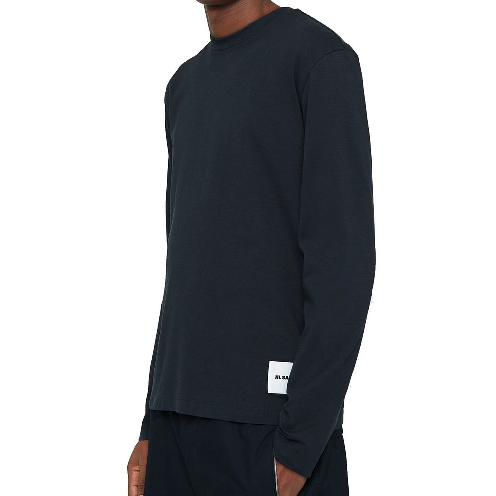 Jil Sander White Cotton Long Sleeve T-Shirt Pack