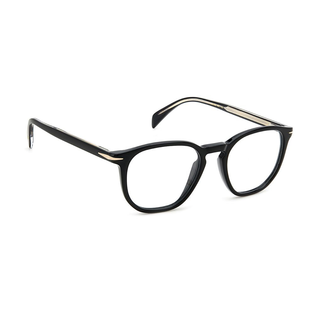 David Beckham Men’s Optical Glasses – Black Round Frame