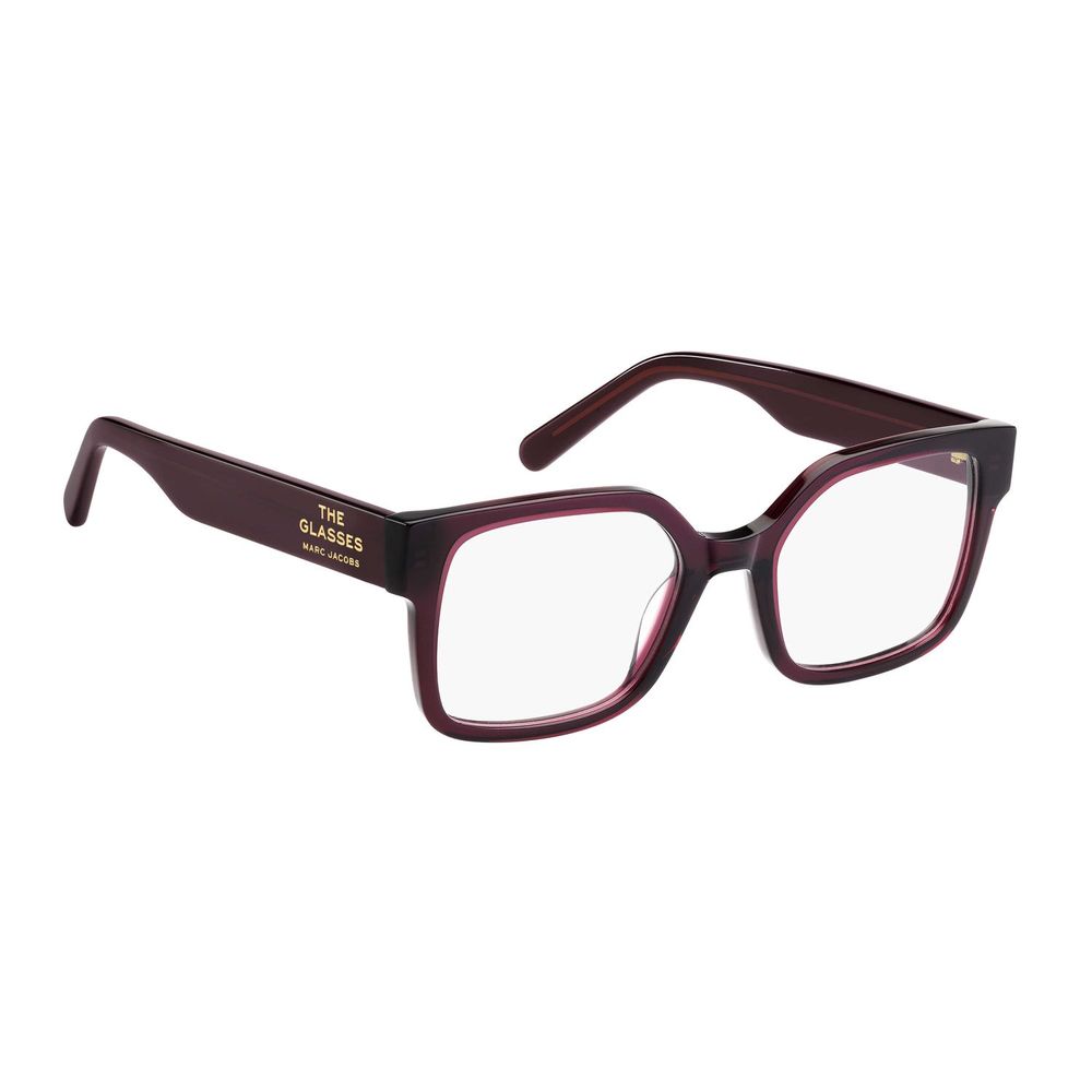 Marc Jacobs Women's Purple Acetate Glasses – Square Frames