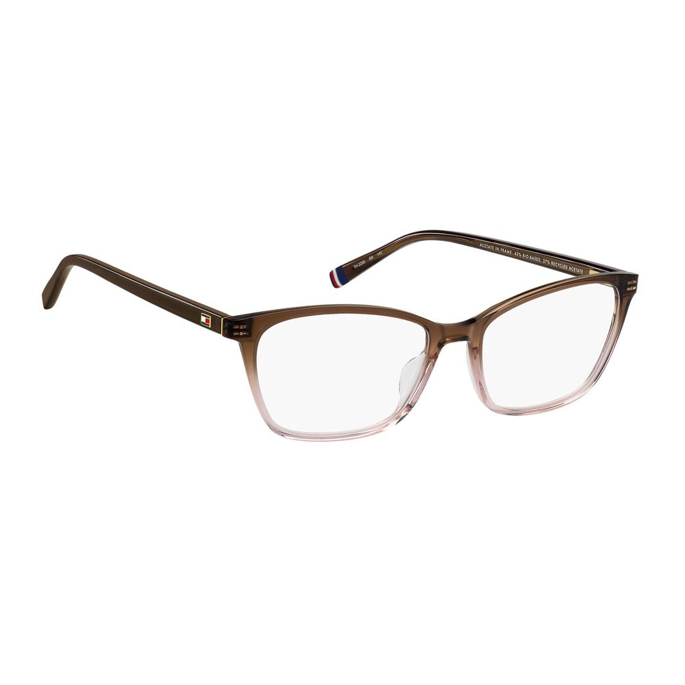 Tommy Hilfiger Women’s Optical Glasses – Brown Rectangle Frame