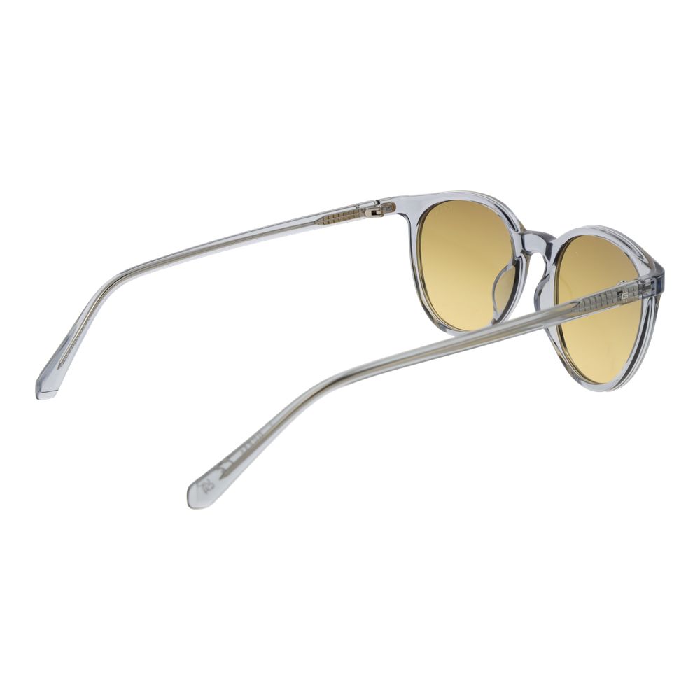 Guess Men’s Sunglasses – Grey Round Frame, Brown Lenses