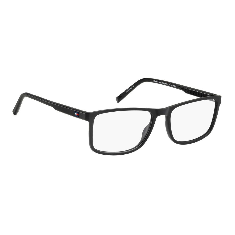 Tommy Hilfiger Men’s Optical Glasses – Black Rectangle Frames