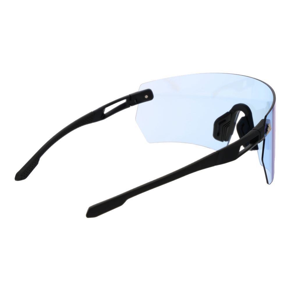 Adidas Unisex Sunglasses – Black Rimless Frame, Blue Lenses