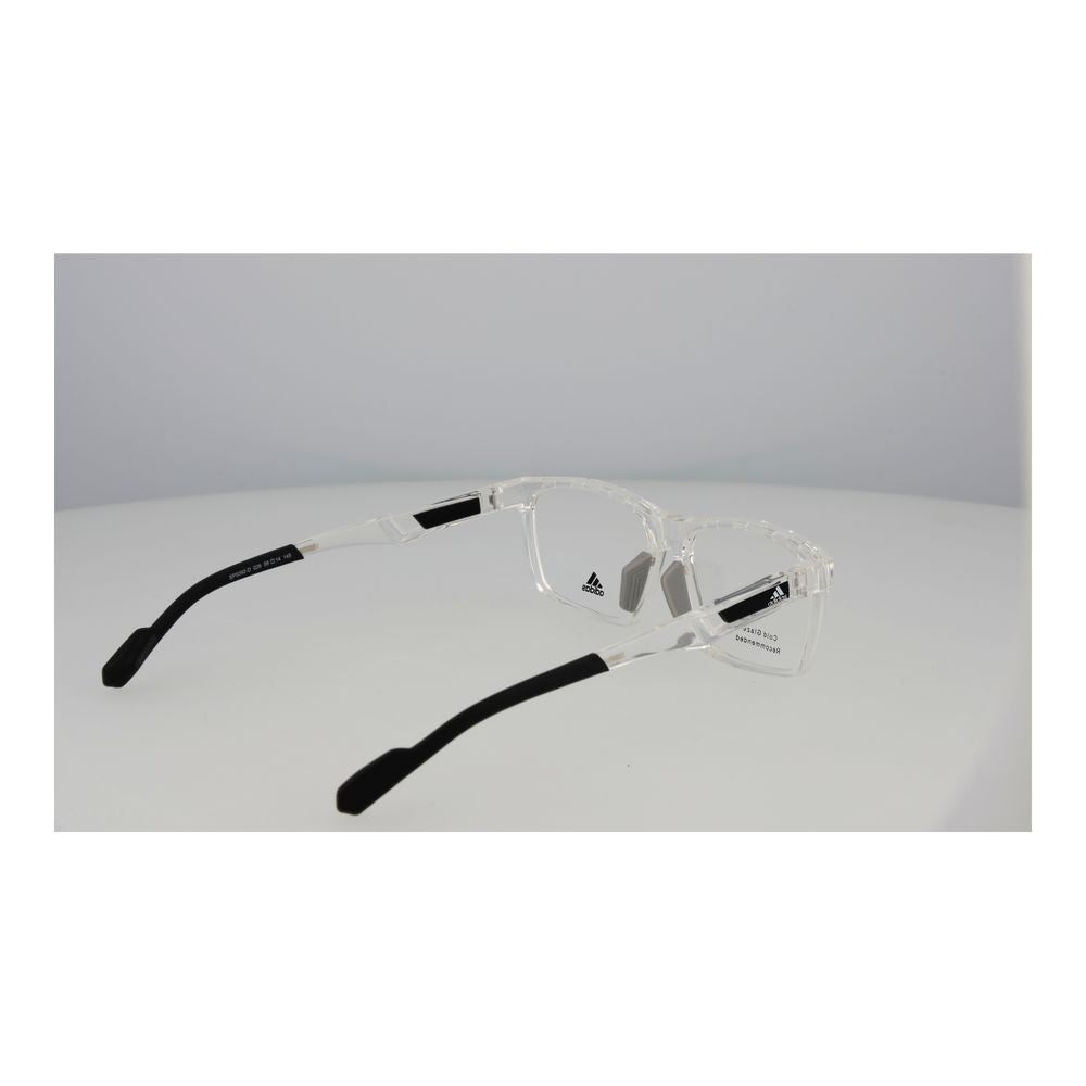 Adidas Men's Transparent Plastic Optical Glasses - Rectangle Frame
