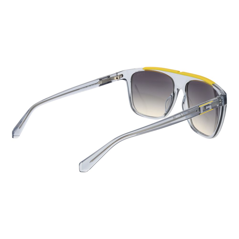 Guess Men’s Sunglasses – Grey Square Frame, Grey Gradient Lenses