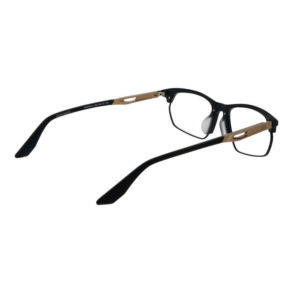 BMW Men's Optical Glasses – Black Full-Rim Rectangle Frame