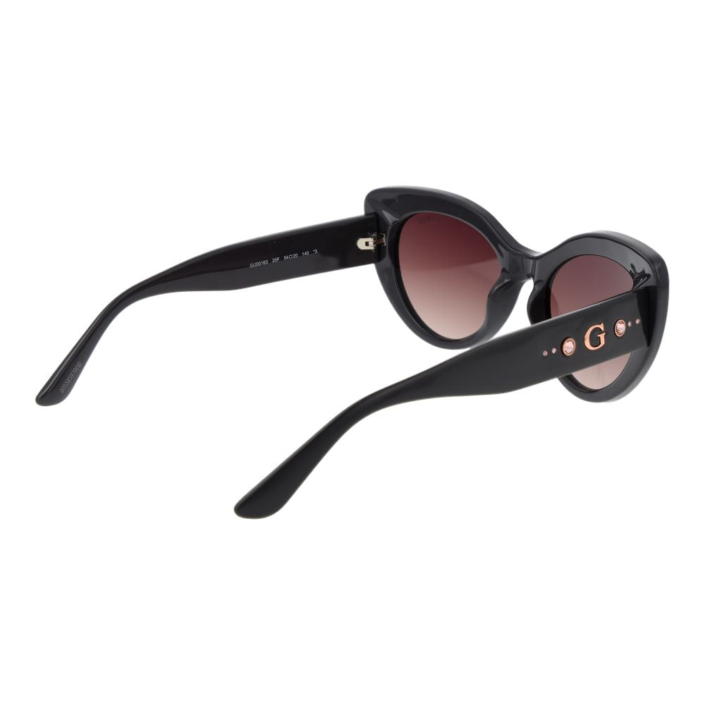 Guess Women’s Sunglasses – Grey Cat Eye Frame, Brown Gradient Lenses