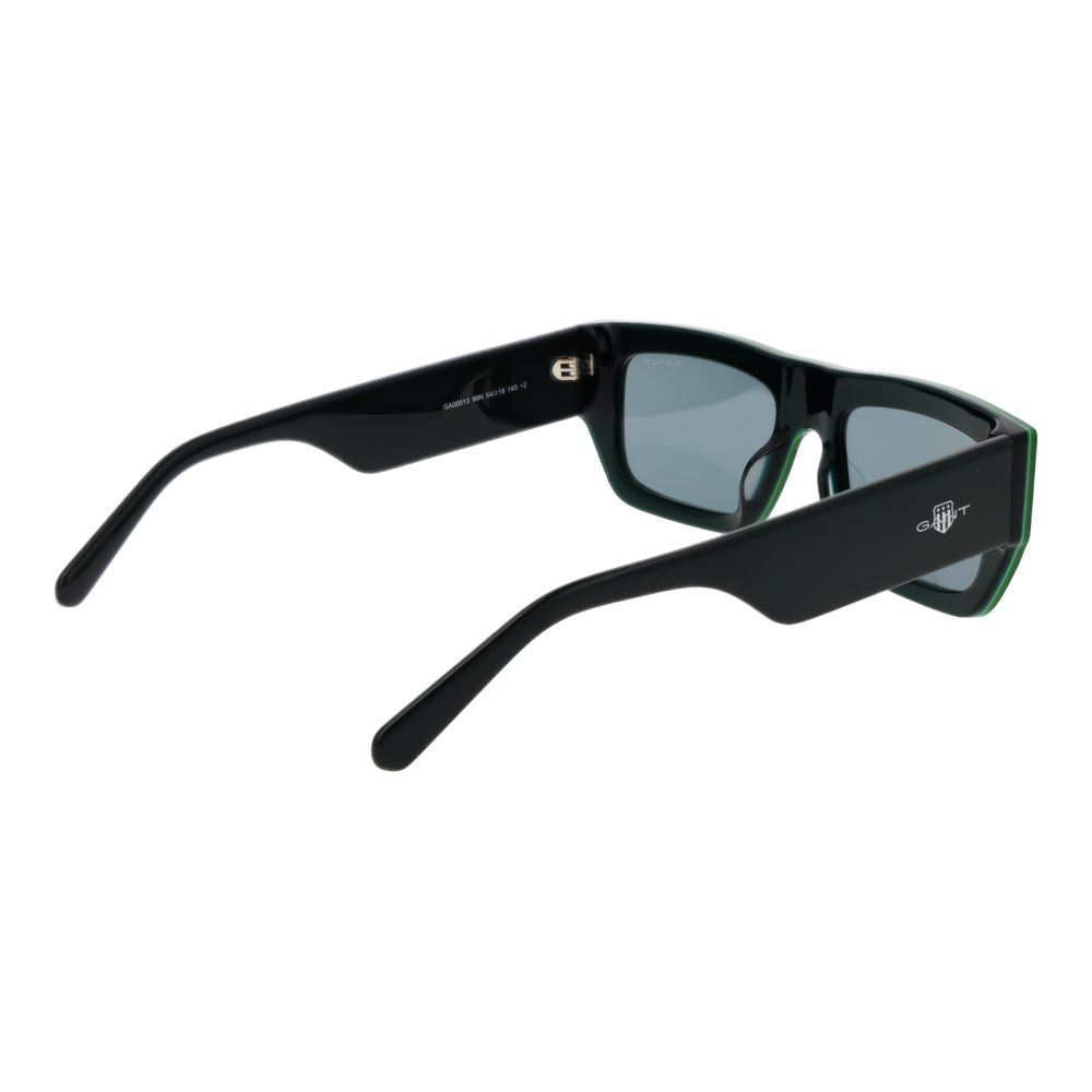 Gant Unisex Sunglasses – Green Rectangle Frame, Plastic Lenses