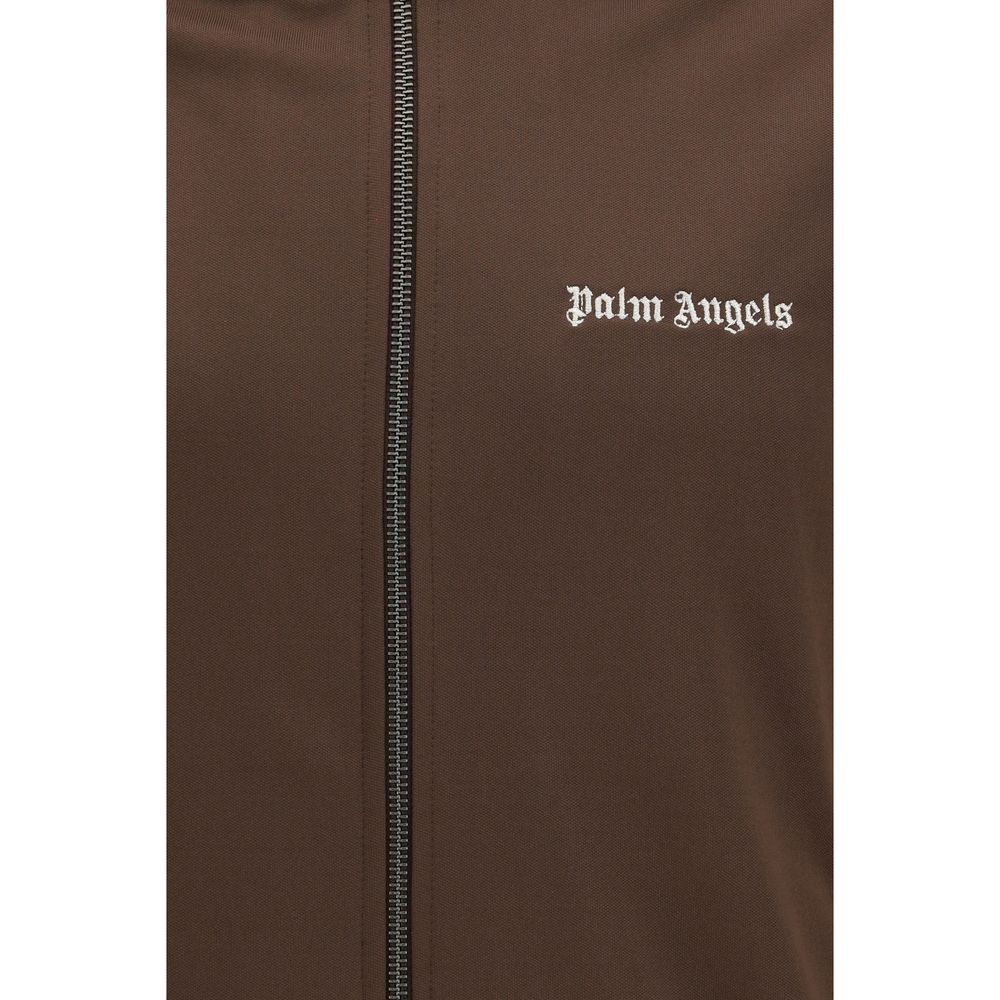 Palm Angels Brown Classic Logo Track Jacket