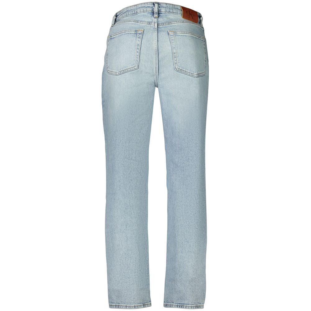 Calvin Klein Azzurro Cotton Womens Jeans