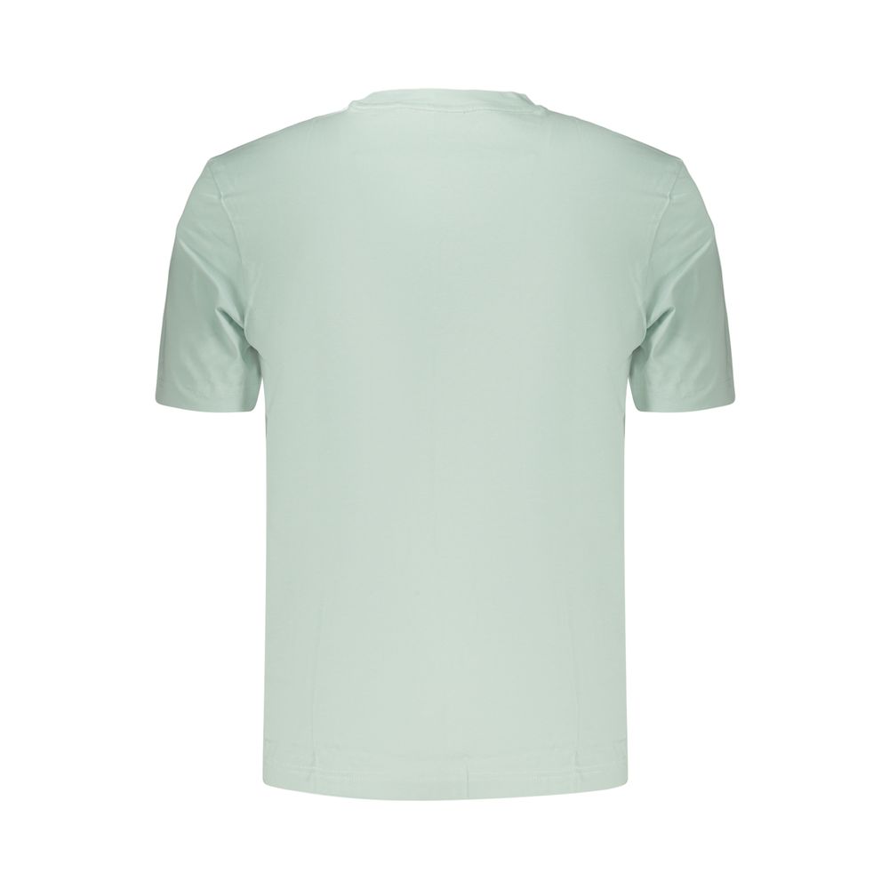 Hugo Boss Green Cotton T-Shirt for Casual Elegance