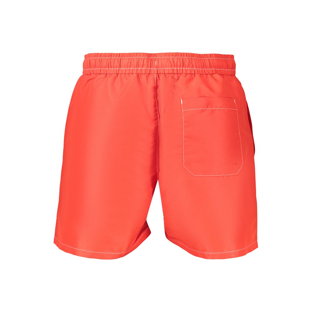 Tommy Hilfiger Red Polyester Men's Swim Shorts