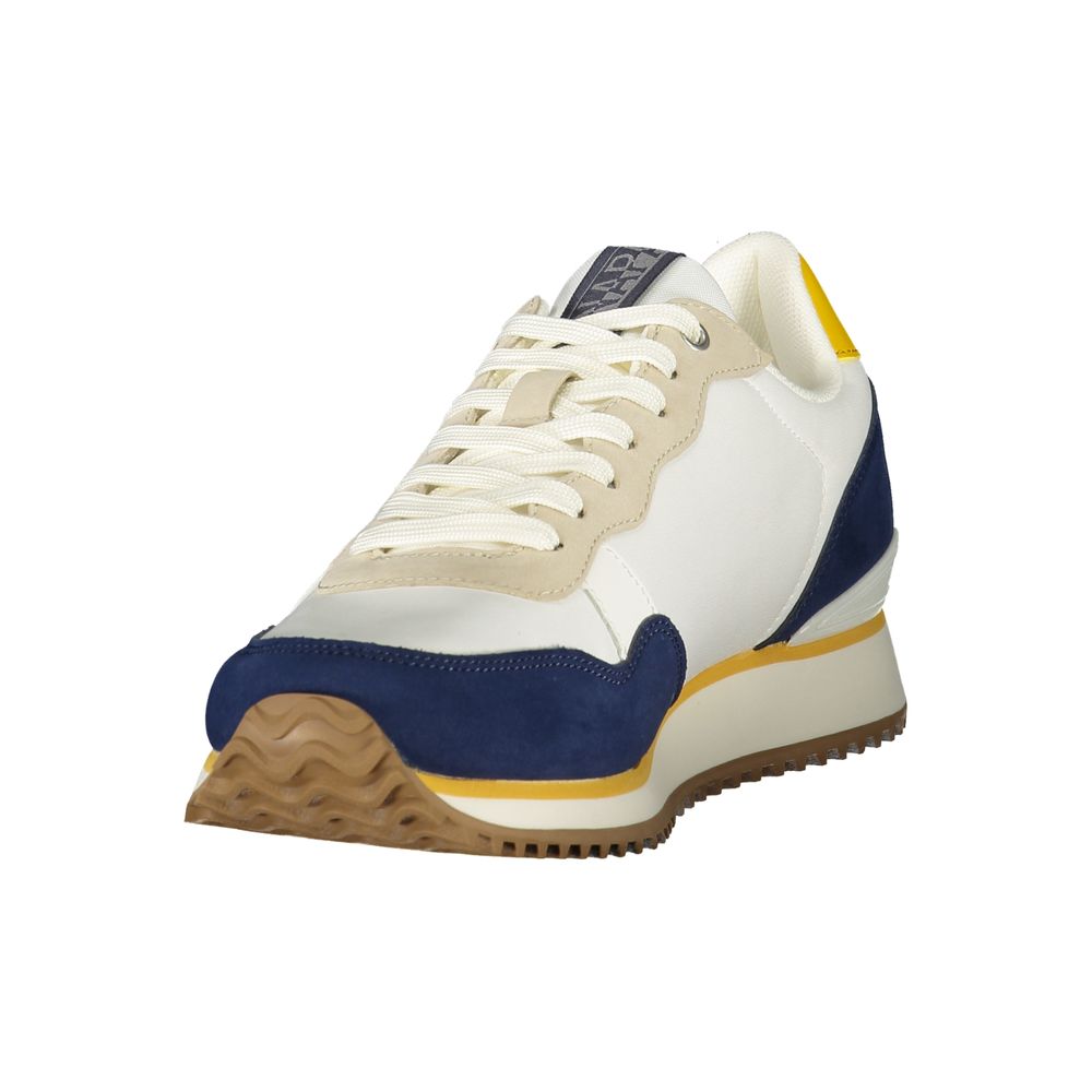Napapijri Blue Polyester Athletic Sneakers