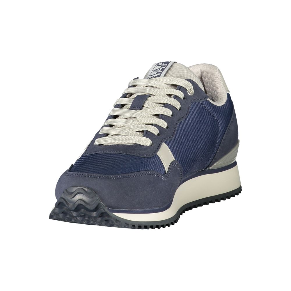 Napapijri Blue Polyester Athletic Sneakers