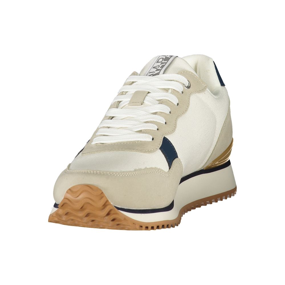 Napapijri Blue Polyester Athletic Sneakers