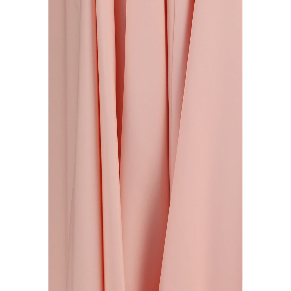 Givenchy Soft Peach Pink Cotton Long Circular Skirt