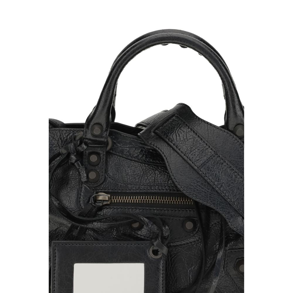 Balenciaga Black Lamb Leather Le City Mini Bag Shoulder Bag