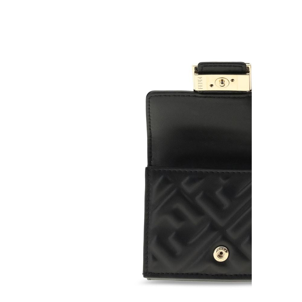 Fendi Black Lamb Ovis Aries Wallet