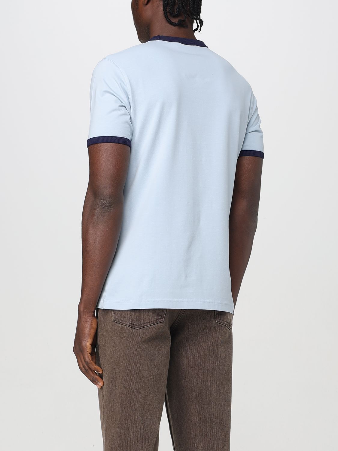 Daily Paper Blue Cotton T-Shirt - Short Sleeve Graphic Tee