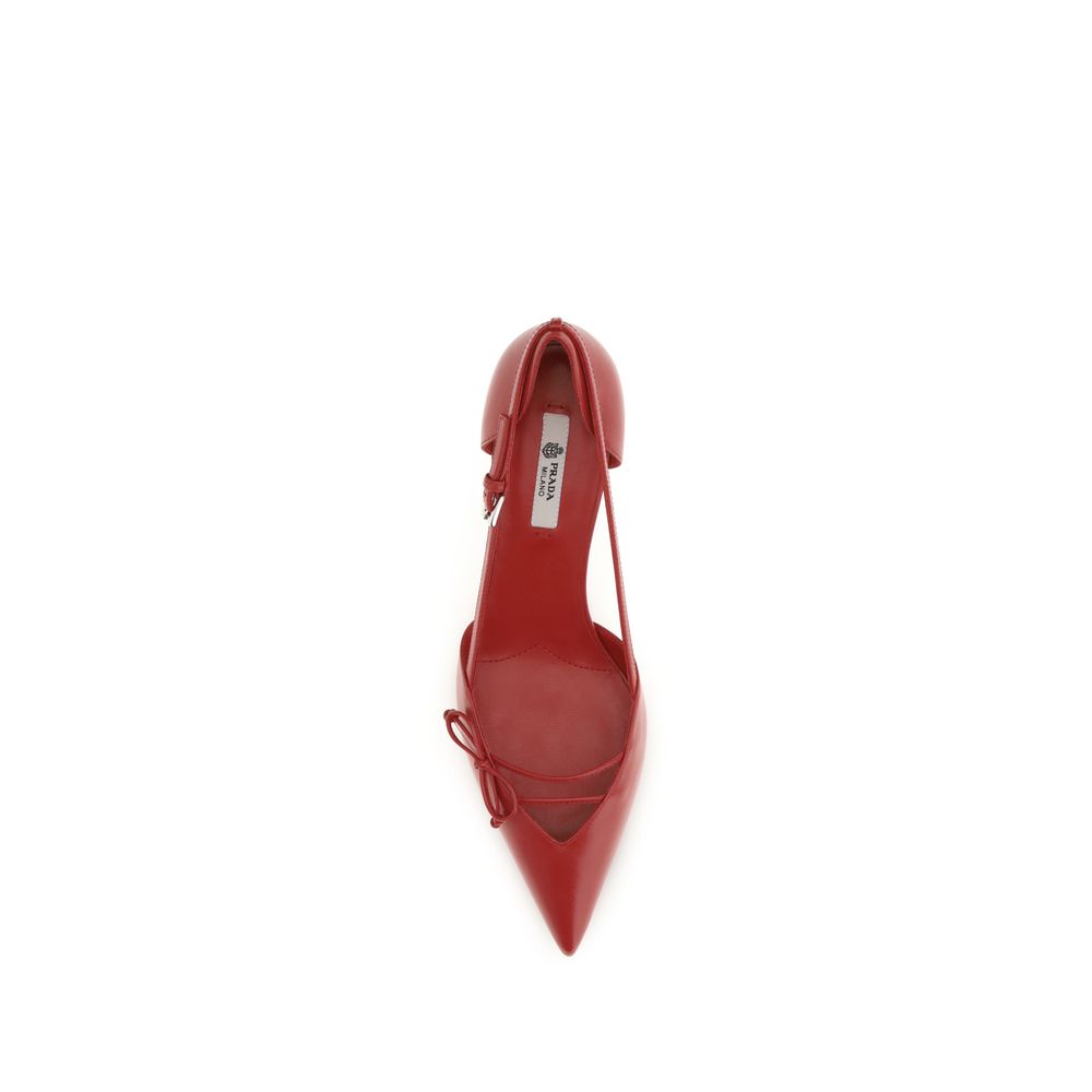 Prada Multicolor Goatskin High Heel Pumps