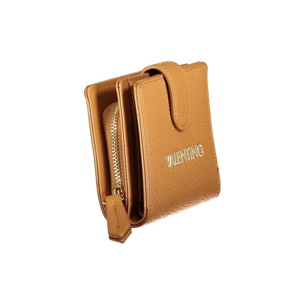 Mario Valentino Brown Faux Leather Women Wallet