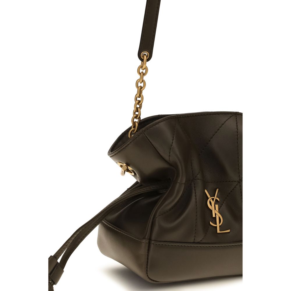 Saint Laurent Jamie Mini Leather Clutch Bag
