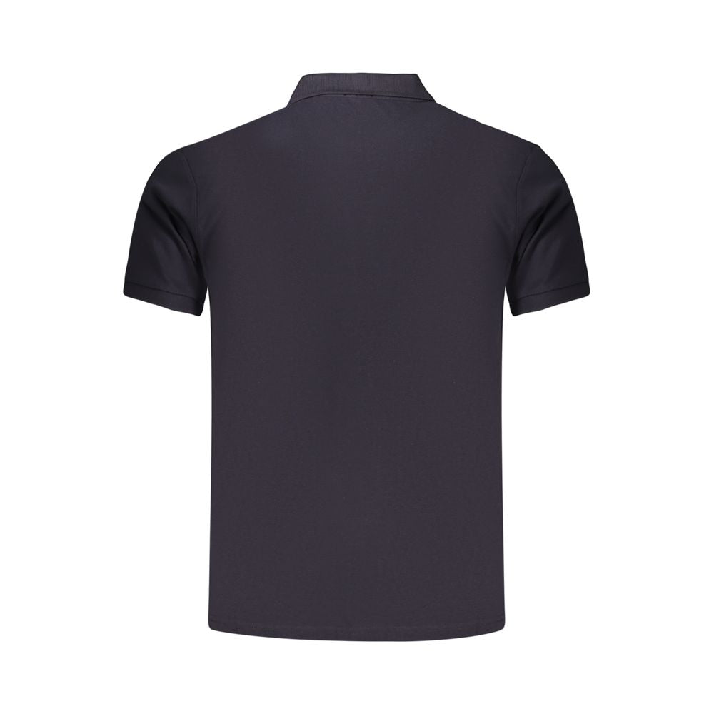 Rifle Blue Cotton Men's Polo