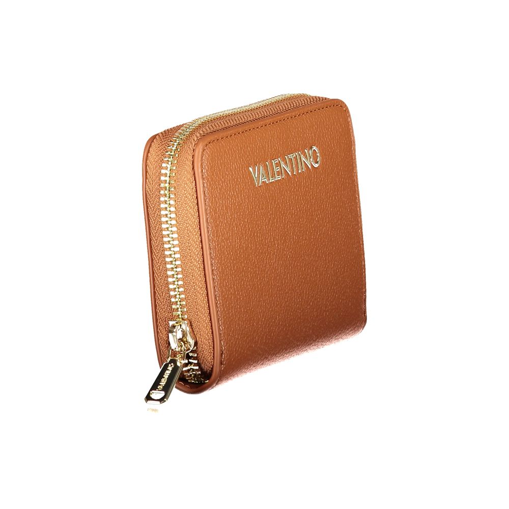 Mario Valentino Brown Faux Leather Wallet